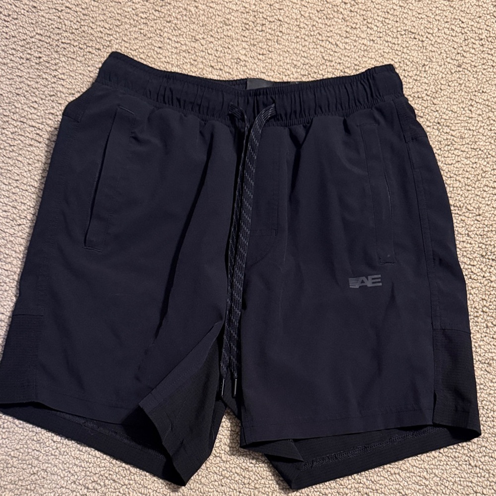 American Eagle Outfitters Black Athletic Shorts